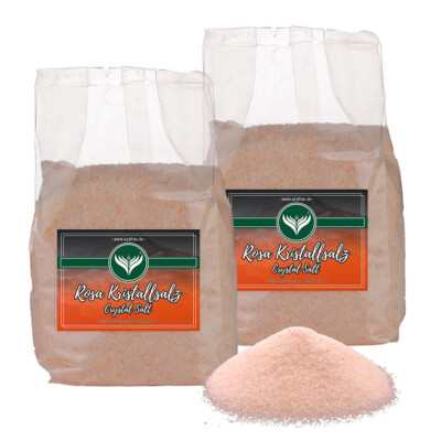 Kristallsalz 2kg fein (bekannt als Himalaya Salz) Pinkes Natursalz aus Pakistan