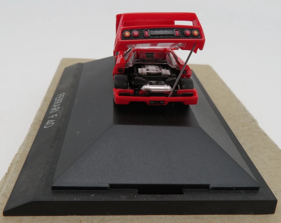 a rare HERPA PRIVATE COLLECTION HO 1/87 FERRARI F40 rouge + ouvrants #25010 BOX - Photo 2/4