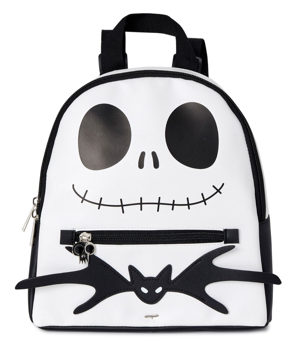 Black and White Nightmare Before Christmas Mini Backpack Amazon.com | Lougefy Nightmare Before Christmas Xmas Coffin  main image 3
