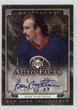 2006-07 Upper Deck Artifacts Auto-Facts Bob Nystrom #AF-BN Auto 11jd