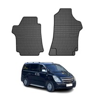 Omac Gummi FußMatten FüR Hyundai H-1 2008-2020 Automatten Gummi Schwarz 2Tlg