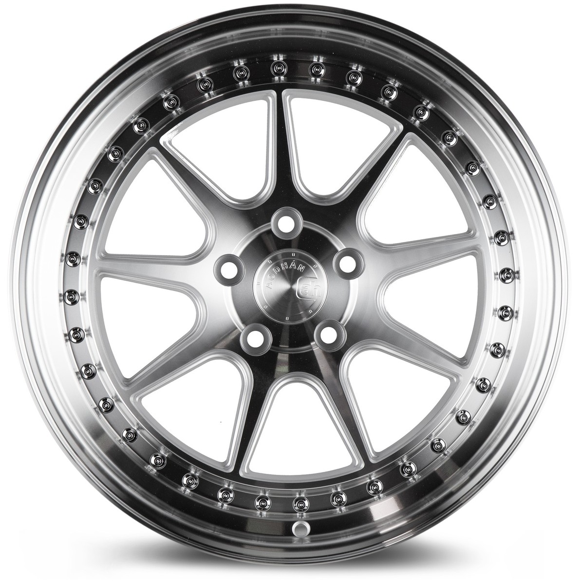 Aodhan DS-X DSX 18x8.5 5x100 35 Silver Machined Wheels(4) 73.1 18