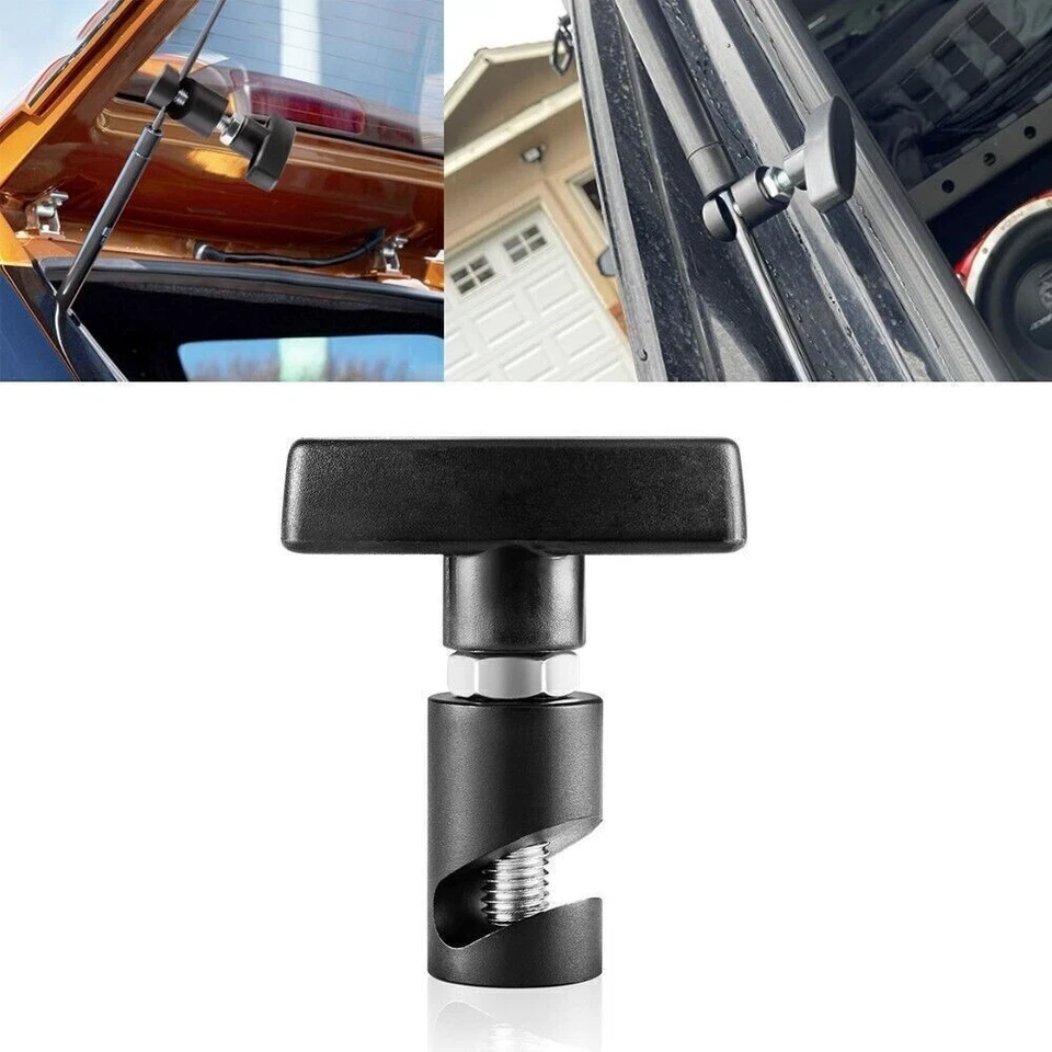 1PC Lift Rod Support Clamp for Hood Strut Shock Prop Stopper Retainer Tool Black Foto 3 de 4