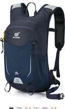 SKYSPER 15L Hiking Backpack Small Travel Daypack, New W/Tags, Blue