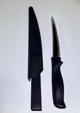 Fishing Fish Fillet Knife 6" Blade & Plastic Sheath Belt Loop Made In USA