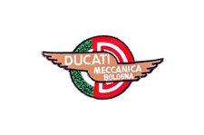 Embroidered Sew On Patch Ducati Meccanica 