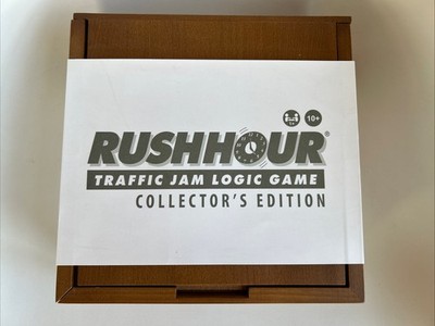 Think Fun Rush Hour Spiel Holzbox Collector s Edition Sammlerstück NEU