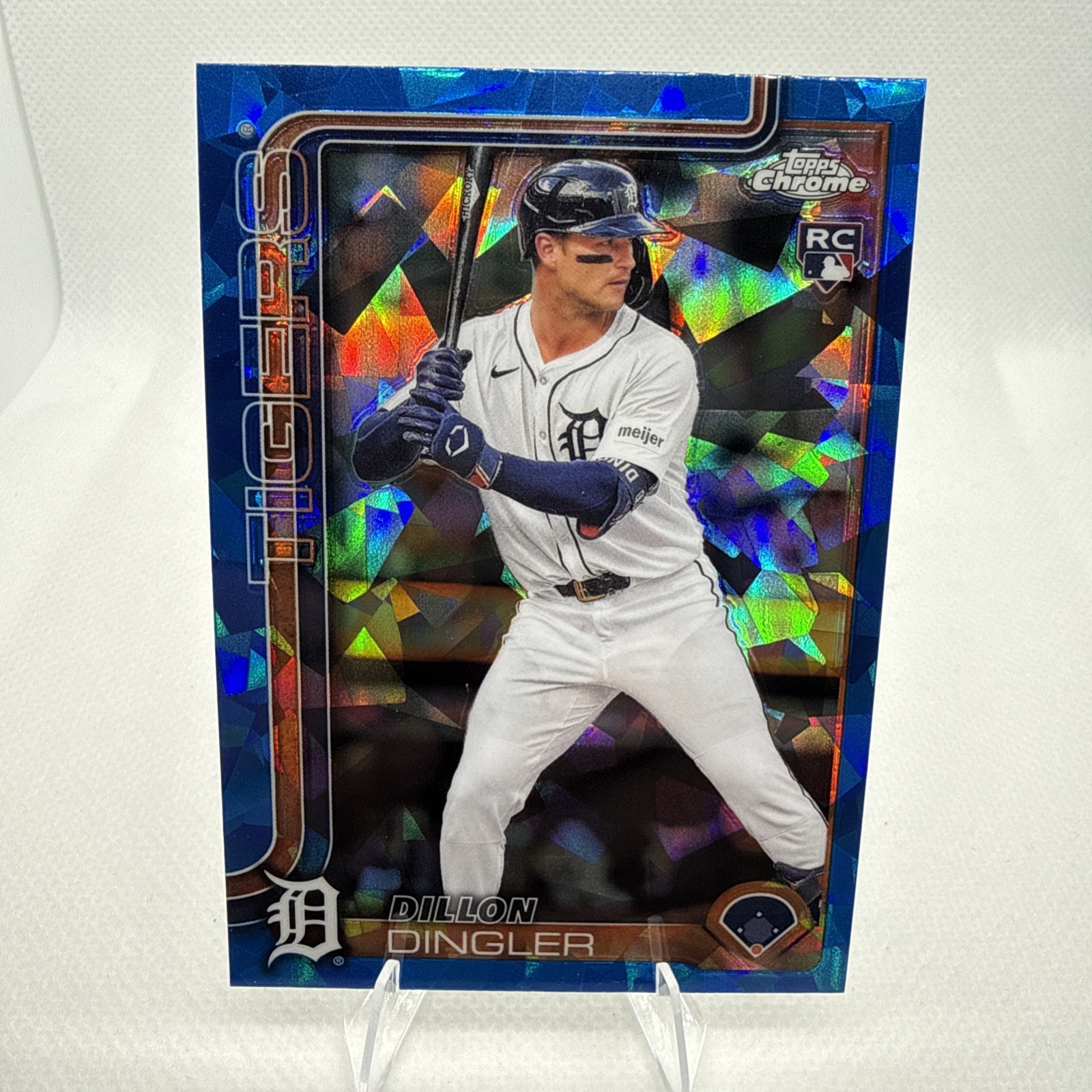 2025 Topps Chrome Sapphire #274 Dillon Dingler, Detroit Tigers RC