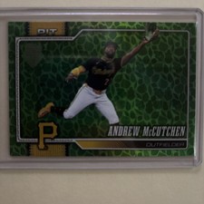Andrew McCutchen 2026 Topps Series 1#131 Green Holiday Foil Parallel SP Pirates