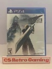 Final Fantasy VII Remake (Sony PlayStation 4 PS4, 2016) Complete Tested Works