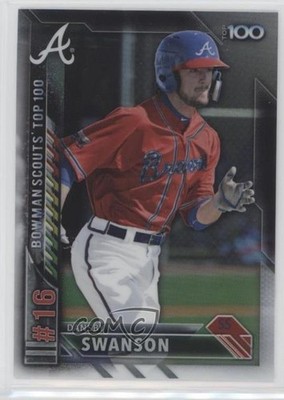 2016 Bowman Scouts' Top 100 Dansby Swanson #BTP-16 1b8