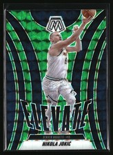 2024-25 Panini Mosaic #20 Nikola Jokic Elevate Mosaic Green