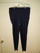 NWT Jos A Bank Traveler's Collection Windsor Blue Wool Dress Pants Men's 44Reg