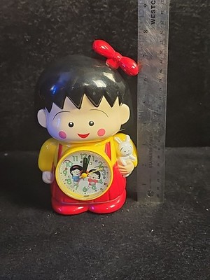 marunekokoさん Vintage Rhythm Watch Chibi Maruko-chan Maruko Talking Alarm Clock