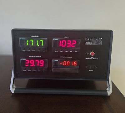 Omega Engineering WT4401-D Benchtop Environmental Monitor Calibrator Display