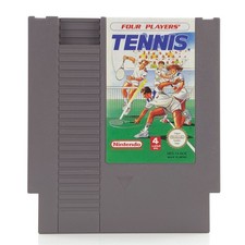 Thumbnail of ebay&reg; auction 198396579832 | Nintendo NES Spiel: Four Players Tennis - Modul und Schutzhülle (PAL-B NOE)
