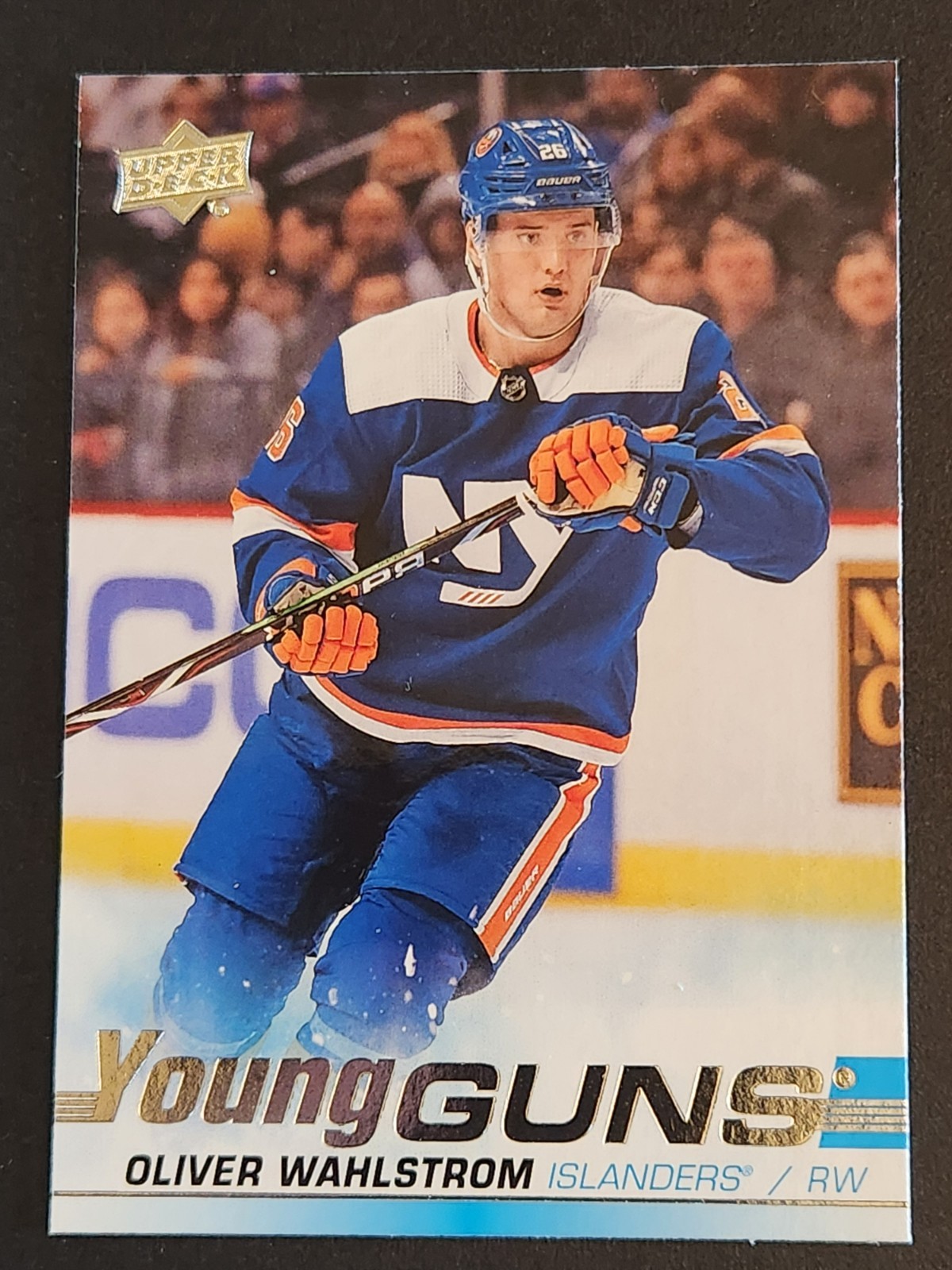 OLIVER WAHLSTROM #457 2019-20 Upper Deck YOUNG GUNS RC NEW YORK ISLANDERS/BRUINS