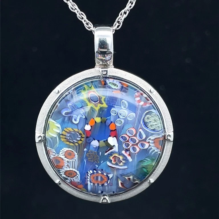 CLIP ANHÄNGER AUS 925/-SILBER RHOD. "UNDER THE SEA" SILBERZEIT SCHMUCKJAGD - Bild 1 von 4
