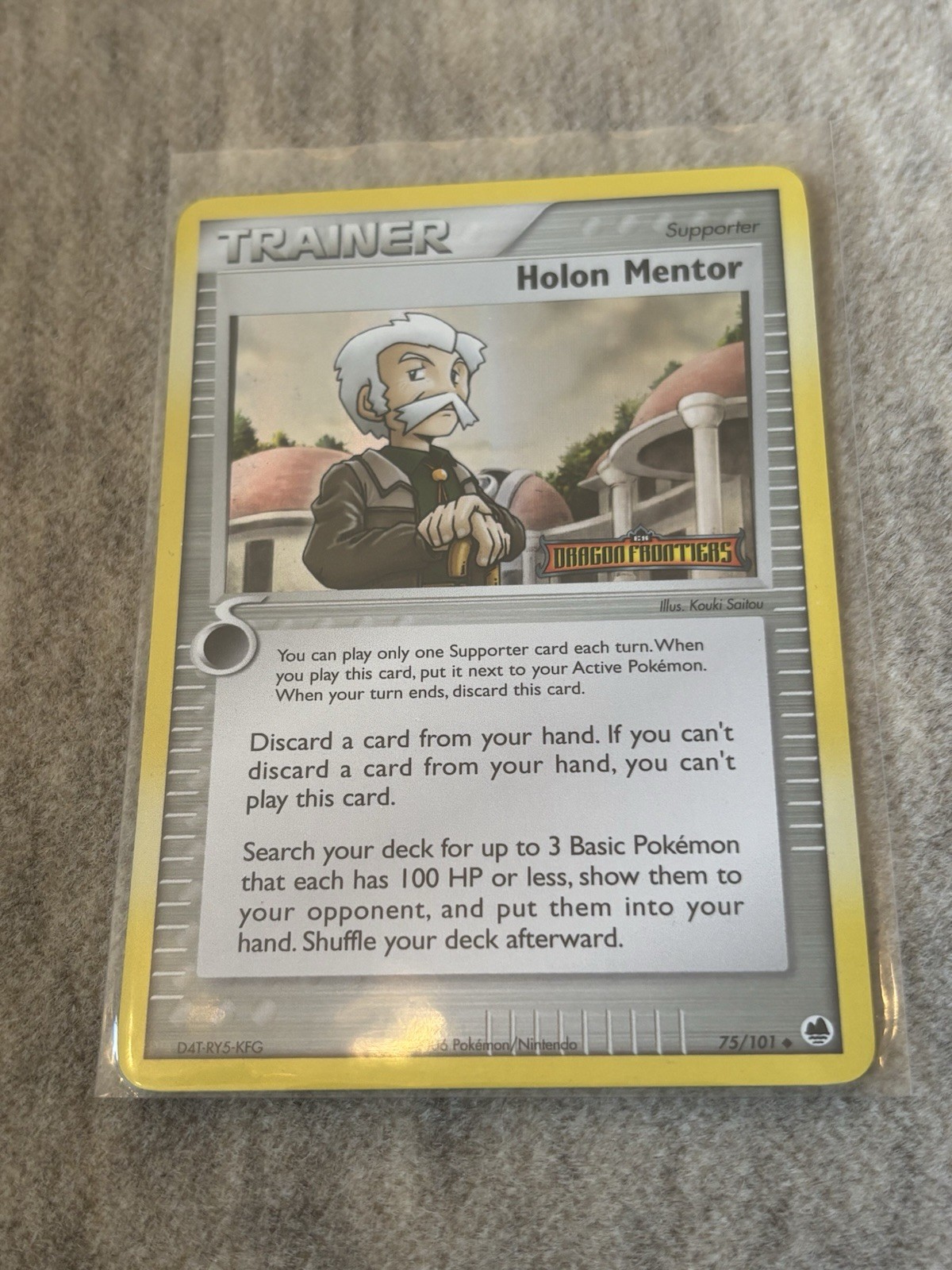 Pokemon TCG Holon Mentor Dragon Frontiers 75/101 Reverse Holo Stamped 75/101 LP-