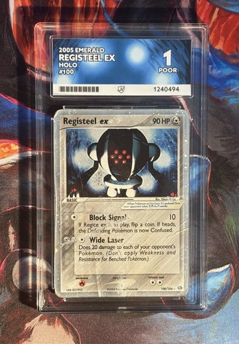 Registeel ex graded ACE 1 for sale on eBay