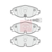 Apec BremsbeläGe Vorne FüR Skoda Octavia III 2012-2021 R90 (PAD2304)