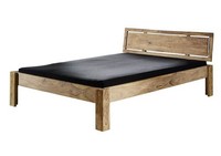 Bett Nature Brown Doppelbett Ehebett Holzbett Sheesham Palisander 140X200Cm