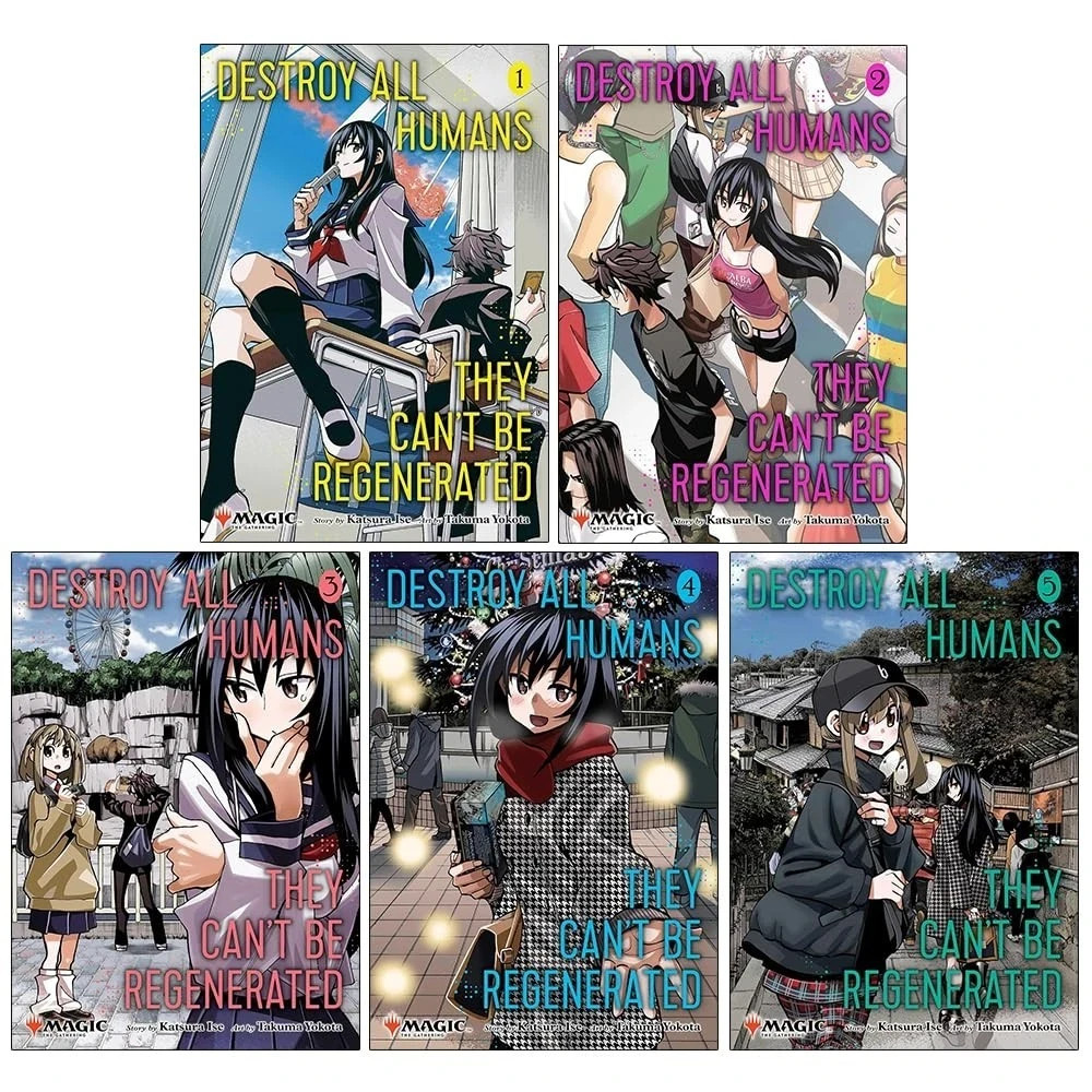 Destroy All Humans.They Can't Be Regenerated.A Magic:Gathering Manga 5 Books Set - Image 3