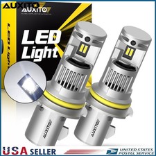 AUXITO 9004 HB1 LED Headlight Bulbs Kit High Low Beam Replace Halogen 100W 6500K