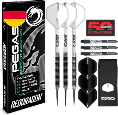 RED DRAGON Darts - Pegasus Profi 80% Tungsten Darts Set | Erhältlich Mit Dartpfe