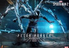 Hottoys Vgm56 Spider-Man Peter Parker Black Suit Normal Ver. 1/6 30cm Action NEW