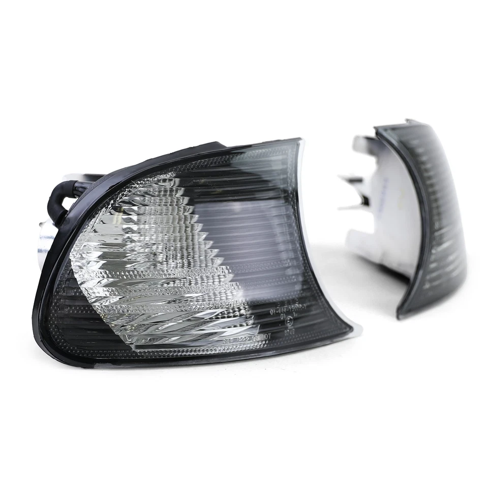 Clignotant Noir Fumee Cristal Optique Convient pour BMW 3er E46 Coupé Cabriolet - Immagine 3 di 4