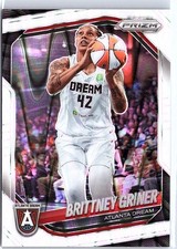 2025 Panini Prizm WNBA - Brittney Griner #46 White Seismic Prizm