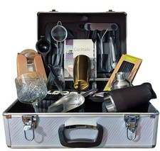 Valigetta Barman completa attrezzatura professionale per cocktail e drink