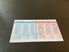 STRAT-O-MATIC Signed Card Chris George Royals 2002