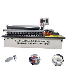 Curve Straight Edge Banding Machine 0-6m/min Woodworking Edge Bander W/ Control