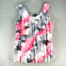 Style & Co Women's Sleeveless Dressy Top Pink Gray Black White  Size XL