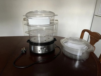 ROMMELSBACHER Dampfgarer mit UK-Netzstecker