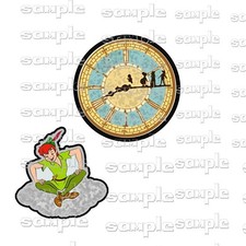 Disney Peter Pan 2 pc nnv Scrapbook Printed Page Paper Piece Die Cut