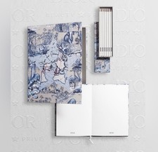 Dior ⭐️ Notebook Pencils Around The World Stationary Office w/ Gift Box + SEALED