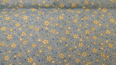 VIP Cranston Print Works Fabric Small Florrals Vines 1 Yd 20''x 44 Cotton Blend