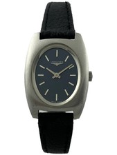 NOS orologio da polso donna Longines carica manuale cal. 460 blue dial, funzionante
