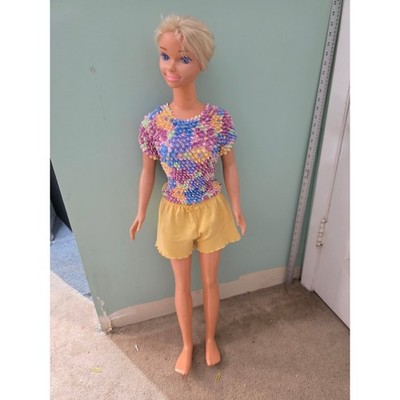 Vintage 36'' My Size Barbie Large Doll Blonde Hair Blue Eyes 1992 Mexico READ