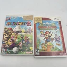 Pair of Nintendo Wii Games, Mario Party 8 And Super Paper Mario