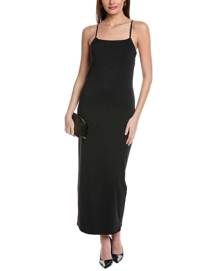 Kenneth Cole Sportswear Women Women's Slip Maxi Dress Black M