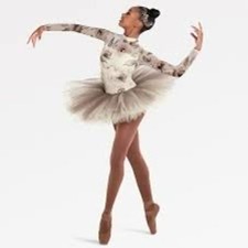 Revolution Dancewear Girls Lyrical Ballet Costume Style RC22764 Ivory Size LC