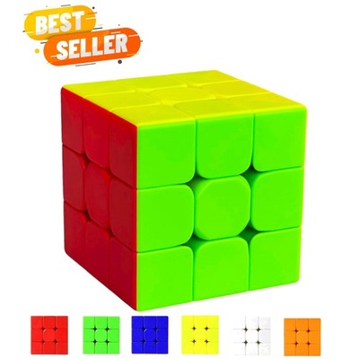 3x3 Speed Cube - Non-Toxic Educational Puzzle for Kids & Adults