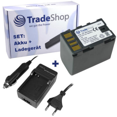 AKKU + LADEGERÄT f. JVC GRD750 GRD760 GRD770 GRD771