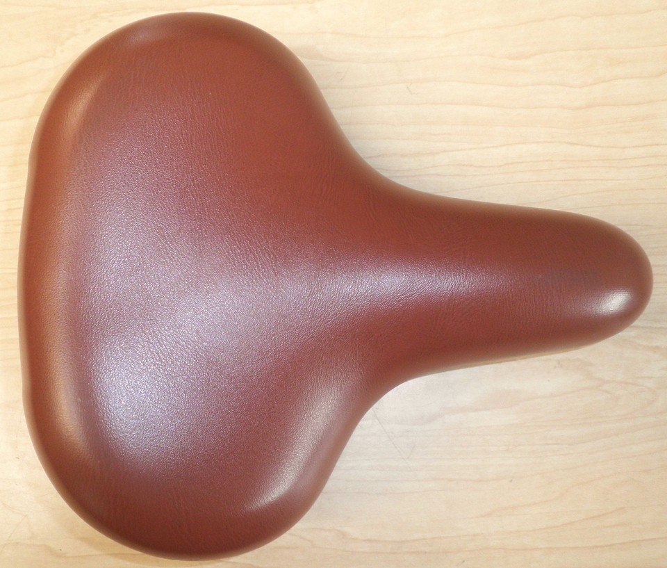 CIONLLI BROWN/BLACK RUBBER SUSPENSION COMFORT SEAT/SADDLE BIKE PART 547 ...