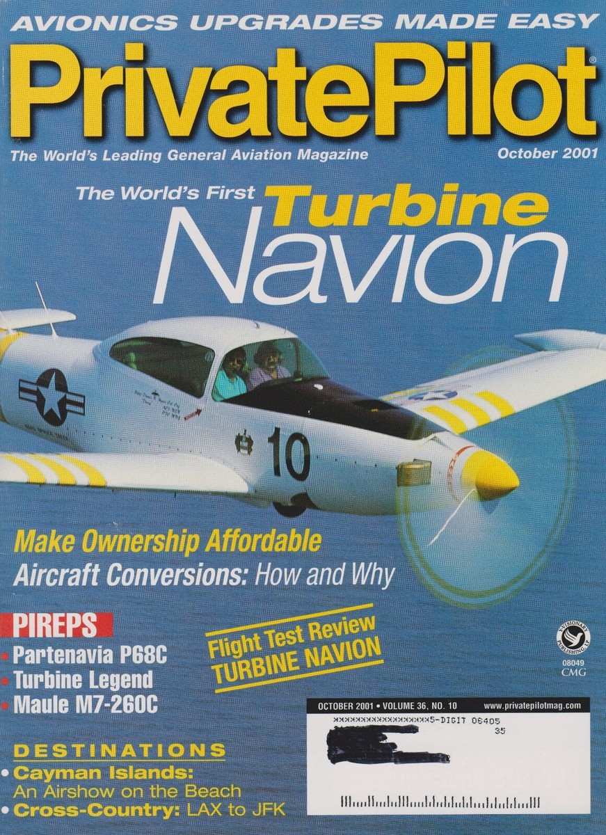 Private Pilot (Oct 2001) Turbine Navion, P68C, Turbine Legend