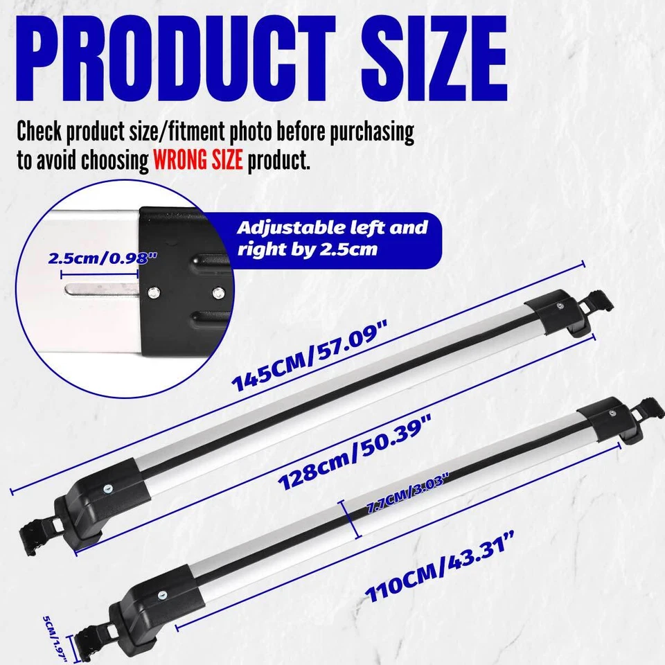 For Honda Odyssey Car Top Roof Rack Cross Bars Luggage Bike Kayak Carrier Foto 3 de 4